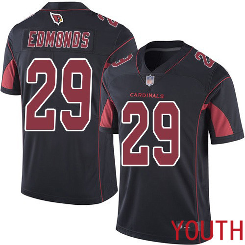 Arizona Cardinals Limited Black Youth Chase Edmonds Jersey NFL Football #29 Rush Vapor Untouchable->youth nfl jersey->Youth Jersey